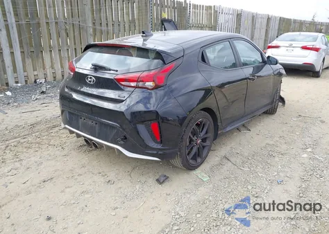 2021 Hyundai Veloster Turbo R-Spec z USA, uszkodzony, nr VIN KMHTH6AB6MU032180